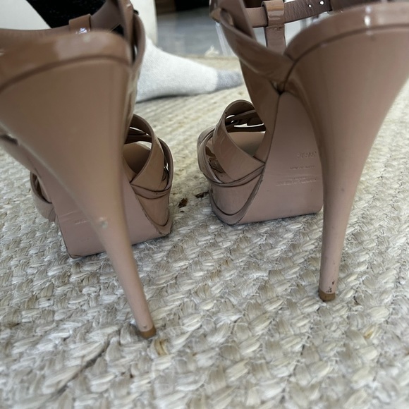 YSL LEATHER PATENT HEELS - Picture 2 of 4